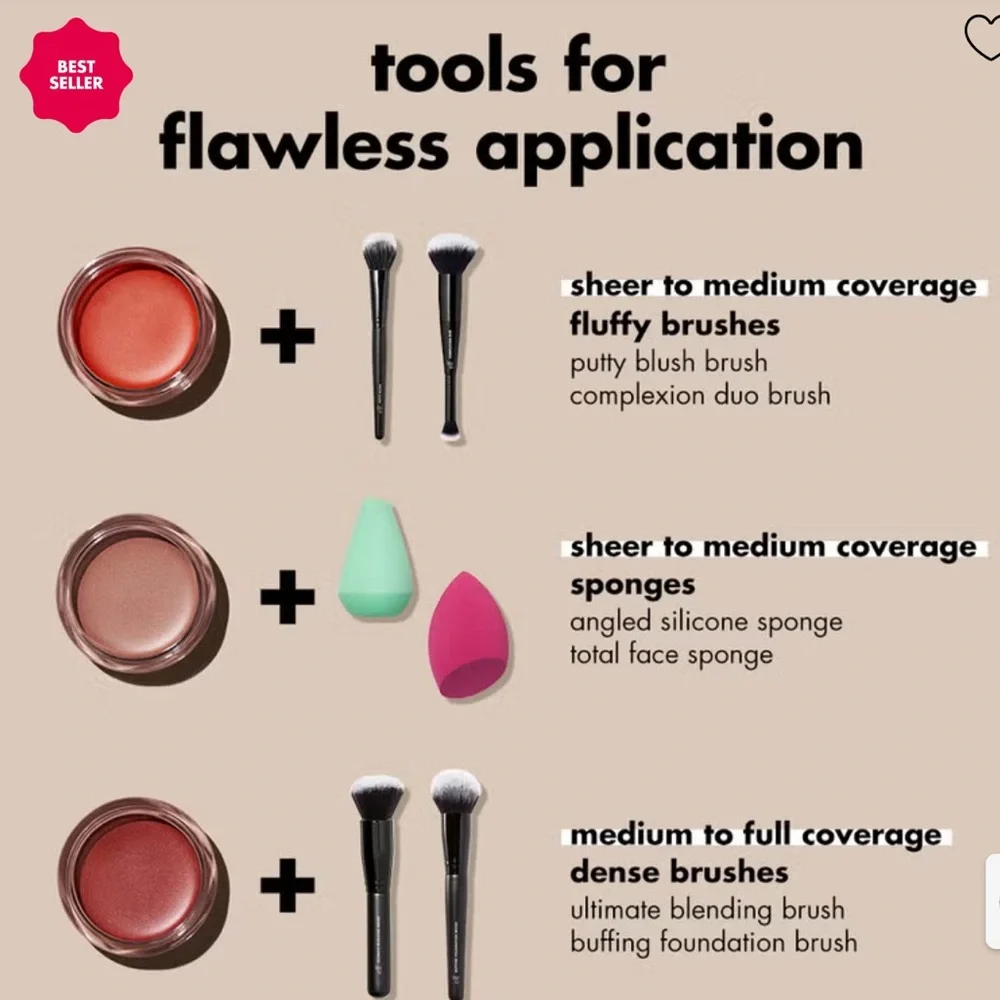 Luminous Putty Blush putty cream to powder blush with a shimmer finish Bermuda